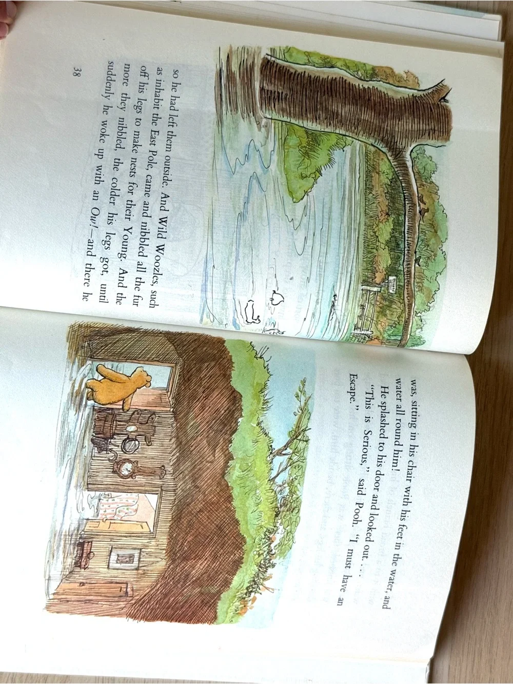 The Pooh Storybook | Hardcover A. A. Milne Vintage Baby Nursery Decor Excellent